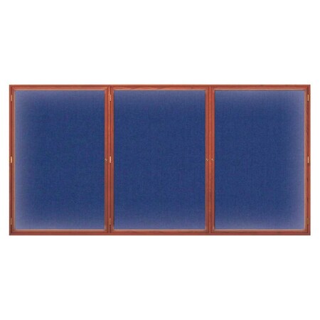 United Visual Products Open Faced Easy Tack Board, 72"x48", Marble Fabric/White UV9010AEZ-MARBLE-WHITE